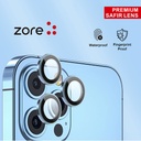Apple iPhone 14 Pro Max Uyumlu Zore CL-12 Premium Safir Parmak İzi Bırakmayan Anti-Reflective Kamera Lens Koruyucu - 4