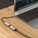 Zore QG05 8K 60 Hz Görüntü Kalitesi Type-C to HDMI Dönüştürücü 15cm - 1