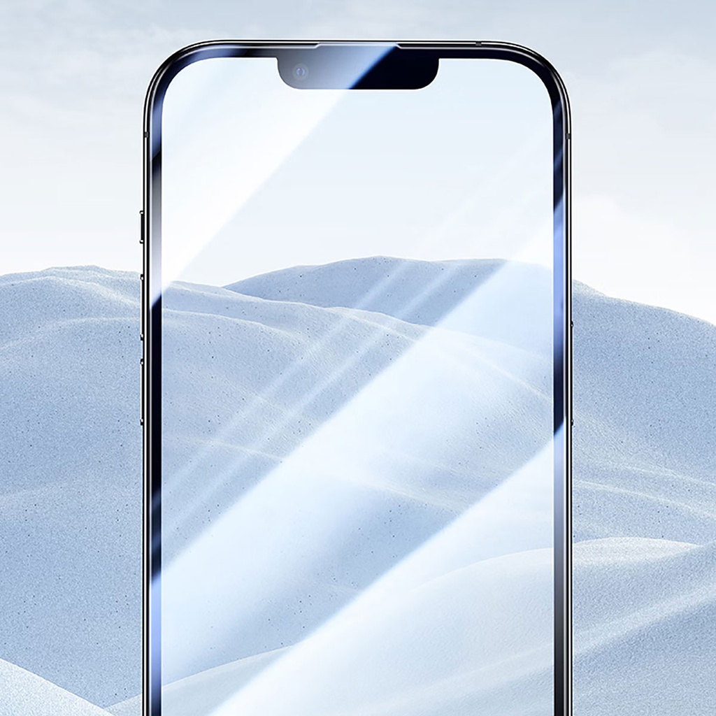 Apple iPhone 14 Uyumlu Wiwu CZ-003 Mavi Işık Teknolojili Hidrofobik ve Oleofobik Parlama Önleyici Cam Ekran Koruyucu - 9