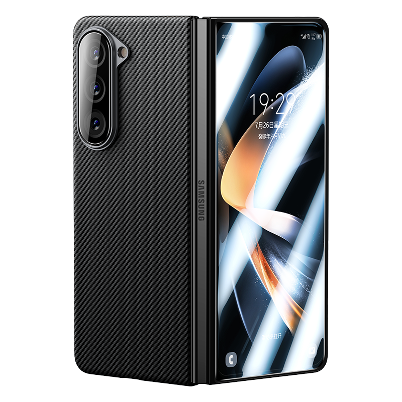 Samsung Galaxy Z Fold 5 Uyumlu Benks Combo Üçlü Aksesuar Seti (600D Kevlar Kapak + Corning Ekran Koruyucu + Kamera Lens Koruyucu) - 4