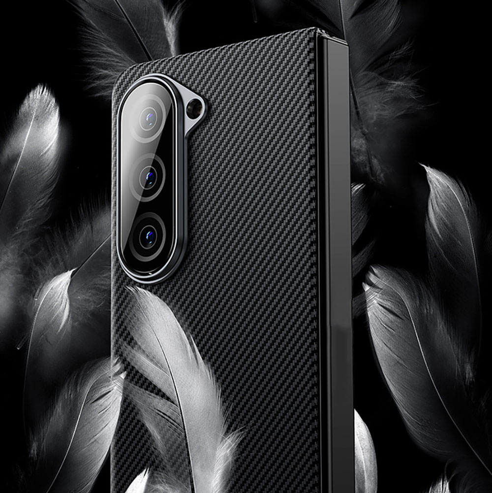 Samsung Galaxy Z Fold 5 Uyumlu Benks Combo Üçlü Aksesuar Seti (600D Kevlar Kapak + Corning Ekran Koruyucu + Kamera Lens Koruyucu) - 7