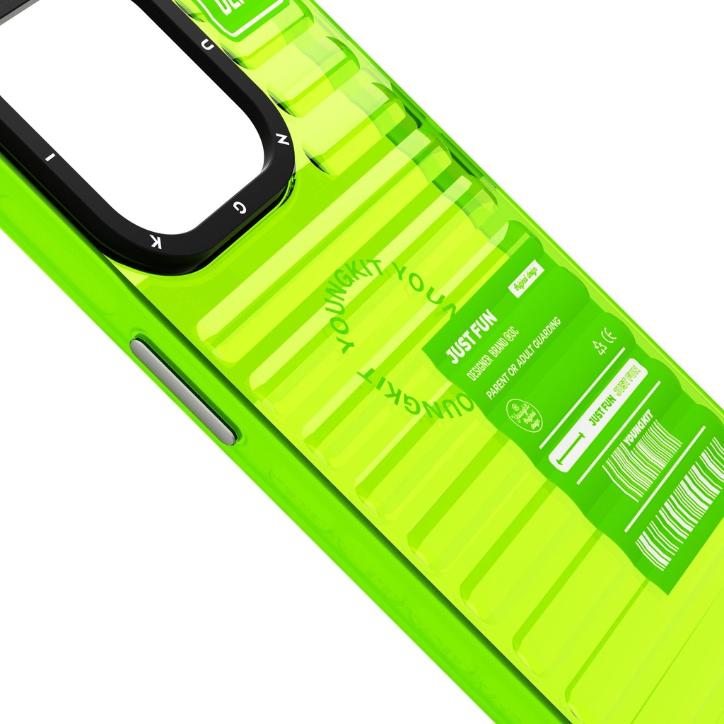 Apple iPhone 15 Pro Max Uyumlu Kılıf Şeffaf Renkli Tasarım YoungKit Fluorite Serisi Kapak - 5