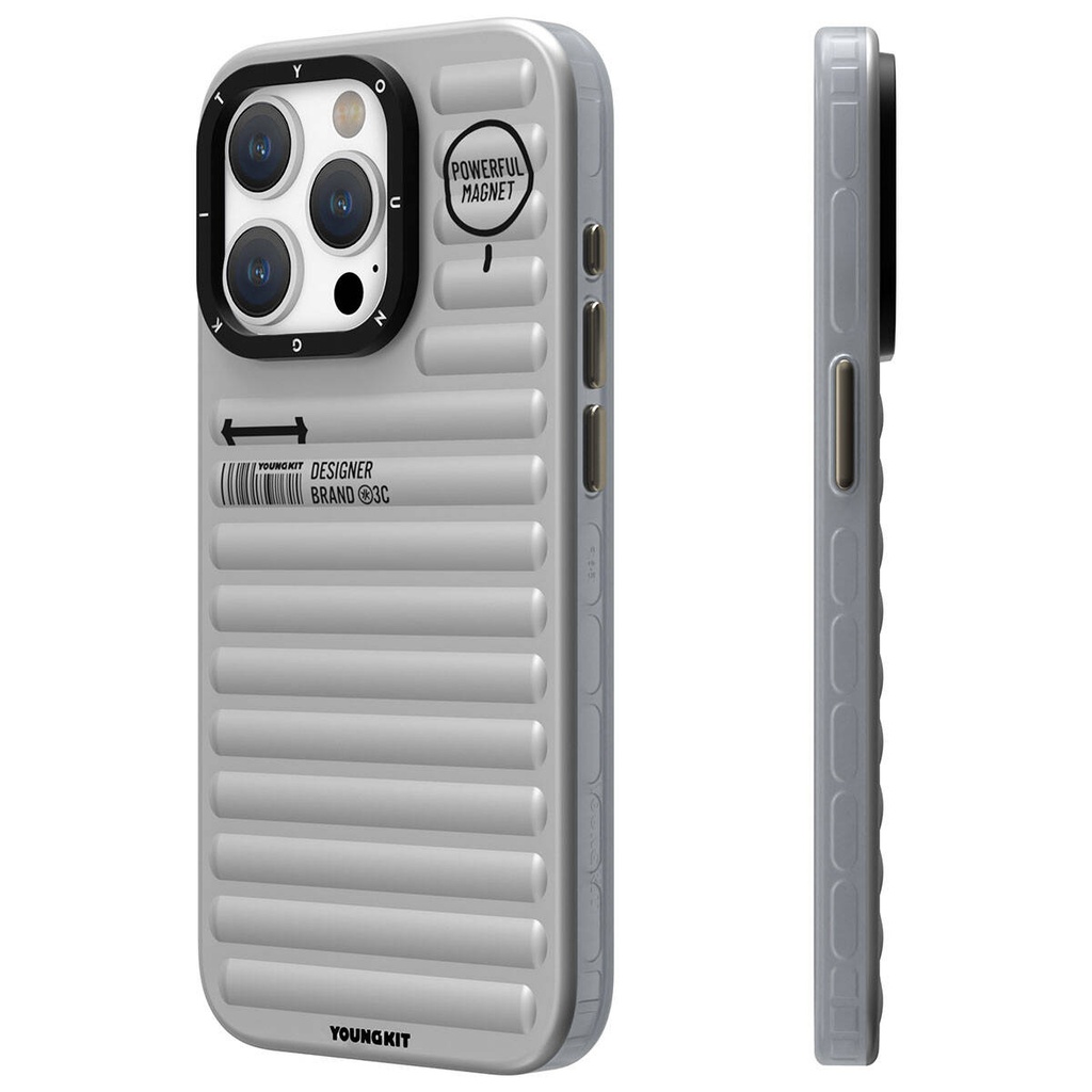 Apple iPhone 14 Pro Uyumlu Kılıf Mat Renkli Tasarım YoungKit Original Serisi Kapak - 3