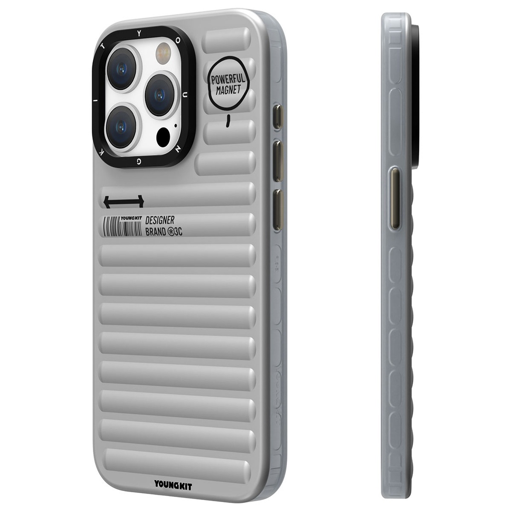 Apple iPhone 15 Pro Max Uyumlu Kılıf Mat Renkli Tasarım YoungKit Original Serisi Kapak - 3