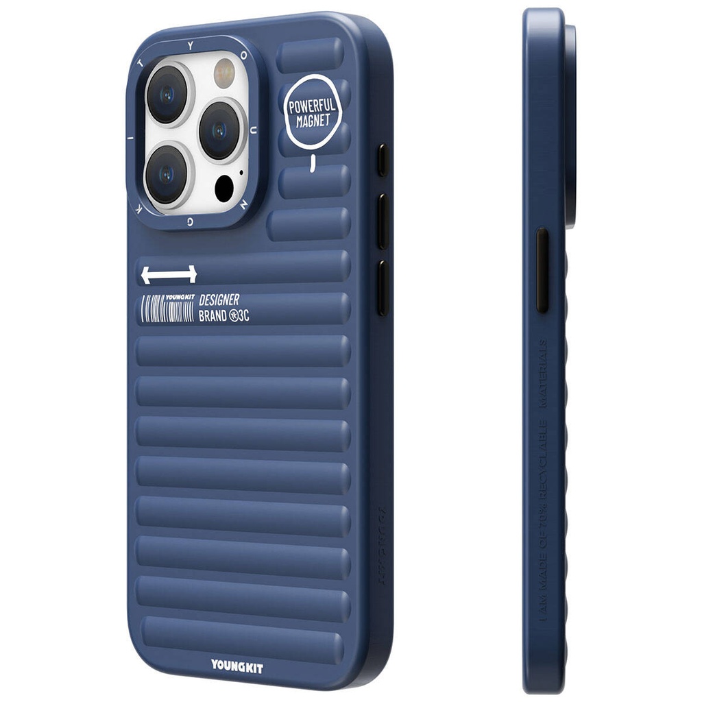 Apple iPhone 15 Pro Max Uyumlu Kılıf Mat Renkli Tasarım YoungKit Original Serisi Kapak - 4