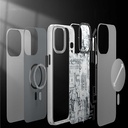 Apple iPhone 15 Pro Uyumlu Kılıf Magsafe Şarj Özellikli YoungKit Technology Serisi Kapak - 5