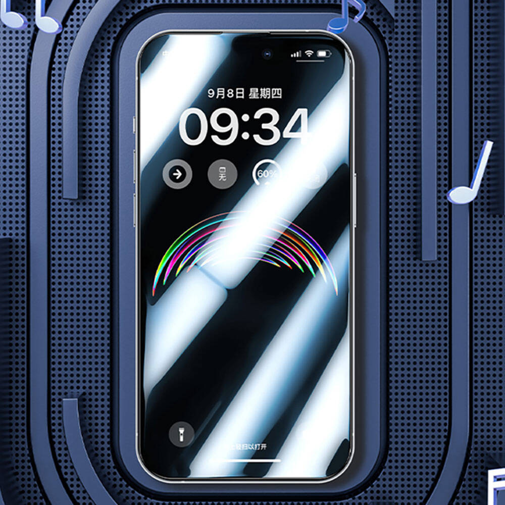 Apple iPhone 15 Plus Uyumlu Benks Anti-Dust Toz Önleyici Özellikli Gaming Ekran Koruyucu - 7