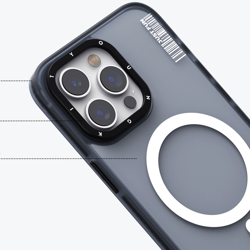Apple iPhone 15 Uyumlu Kılıf Magsafe Şarj Özellikli Youngkit Colored Sand Serisi Kapak - 5