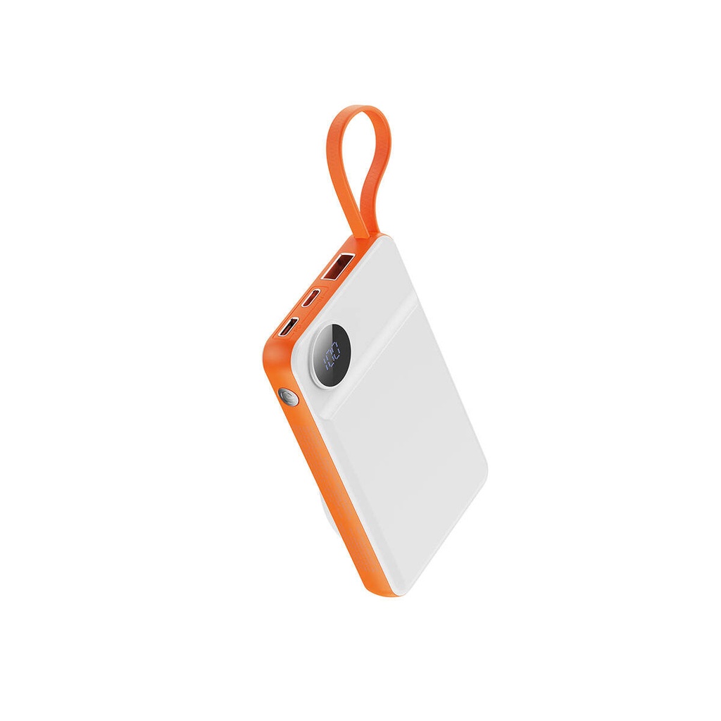 Wiwu Wi-P007 LED Ekranlı Akıllı Saat Kablosuz Şarj Özellikli Taşınabilir Powerbank 10000mAh 22.5W - 5