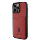 Apple iPhone 15 Pro Max Uyumlu Kılıf U.S. Polo Assn. Orjinal Lisanslı Baskı Logolu PU Kartlıklı Kapak - 22