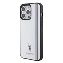 Apple iPhone 15 Pro Uyumlu Kılıf U.S. Polo Assn. Orjinal Lisanslı Üç Renk Şerit Tasarımlı Baskı Logolu Kapak - 22