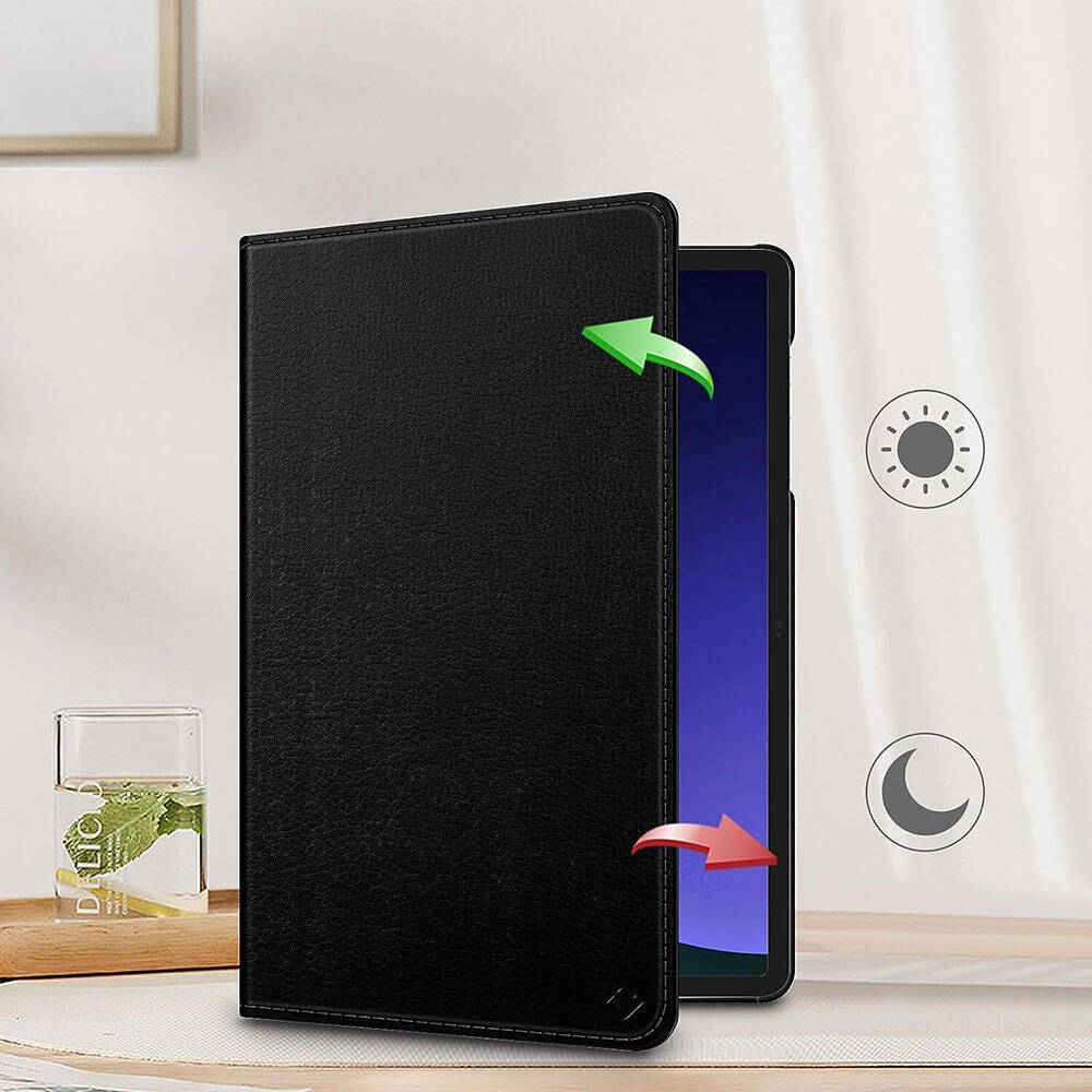 Samsung Galaxy Tab S9 Plus Uyumlu Zore Dönebilen Standlı Kılıf - 23