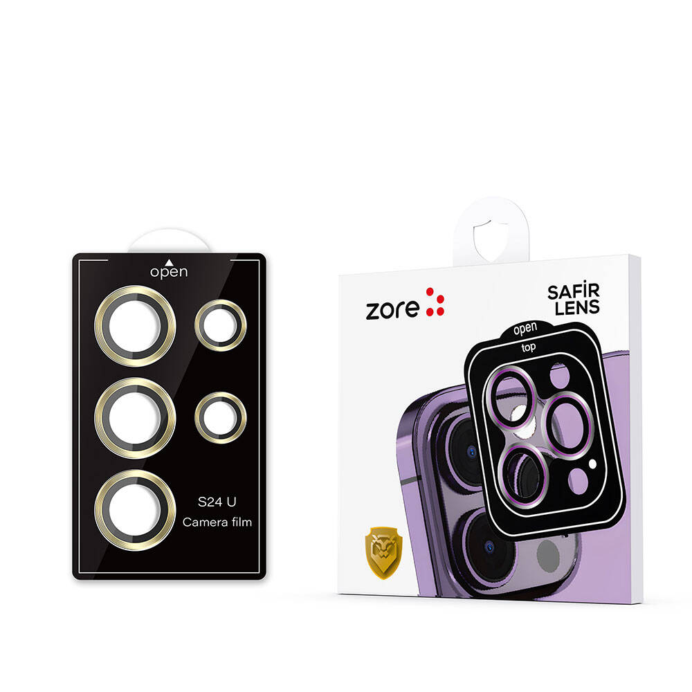 Samsung Galaxy S24 Ultra Uyumlu Zore Kamera Lens Koruyucu Cam Filmi - 3