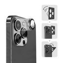 Apple iPhone 15 Pro Uyumlu ​​​Wiwu Lens Guard Metal Kamera Lens Koruyucu - 1