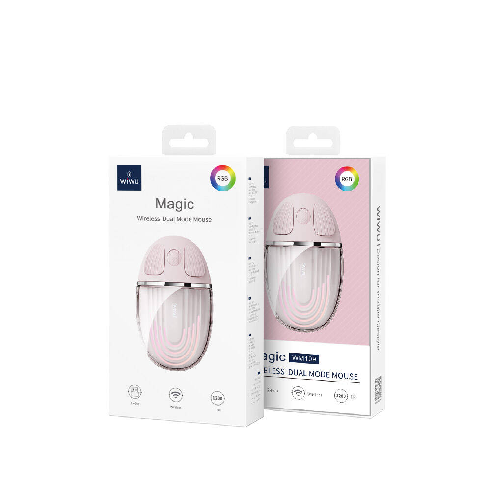 Wiwu WM109 Magic Wimice Serisi Şeffaf Tasarımlı Kablosuz Mouse 1200 DPI - 10