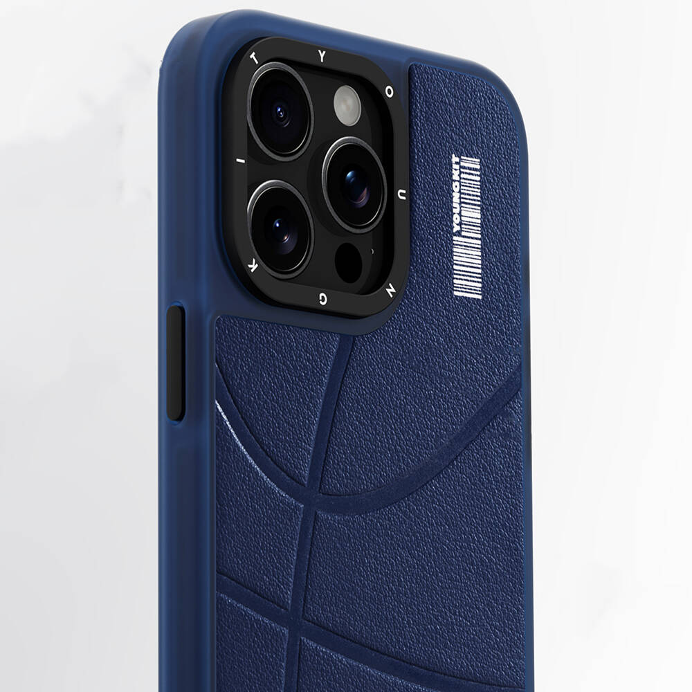 Apple iPhone 15 Pro Uyumlu Kılıf Magsafe Şarj Özellikli Youngkit Backboard Serisi Leather Kapak - 8