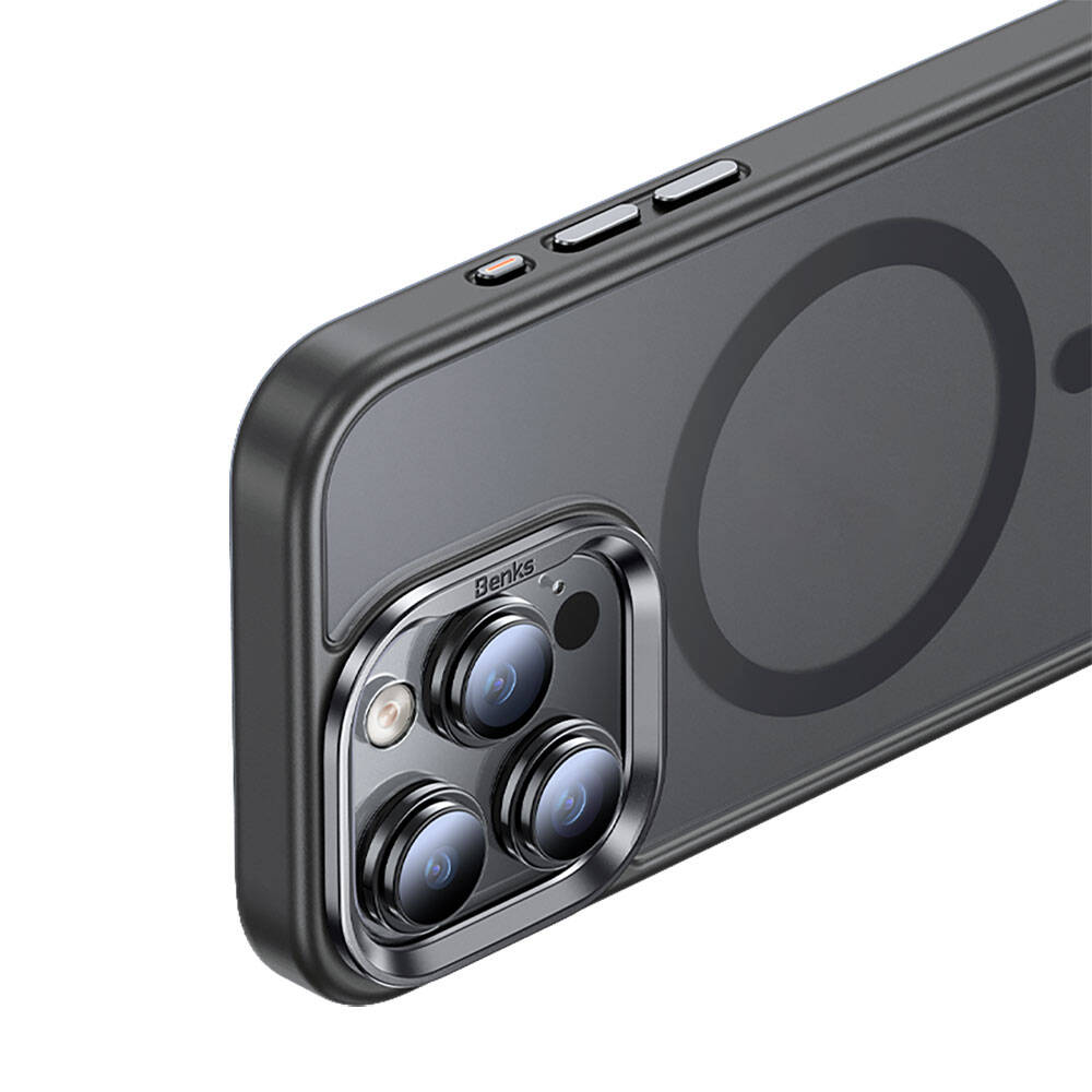 Apple iPhone 15 Pro Max Uyumlu Kılıf Magsafe Şarj Özellikli Benks Mist Protective Kapak - 20
