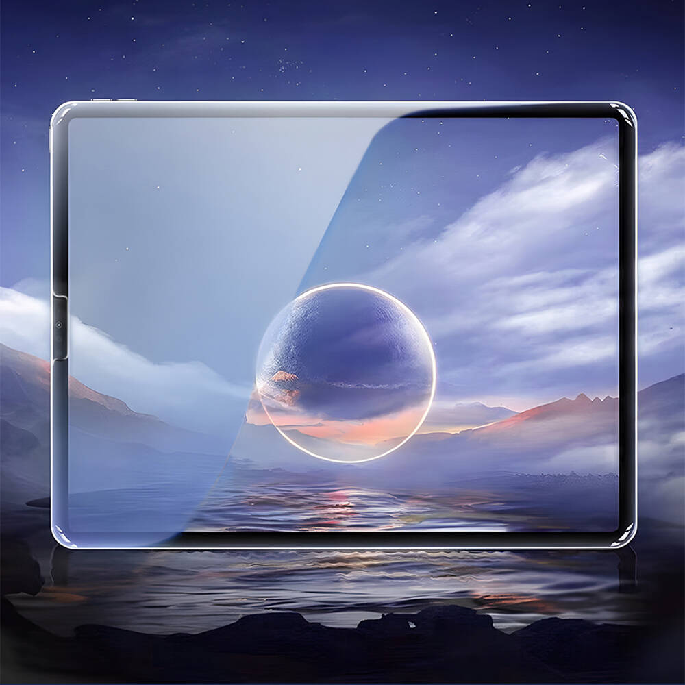 Apple iPad Air 10.9 2022 Uyumlu (5.Nesil) Wiwu Wi-GQ002 iVista 5 Katmanlı Temperli Cam Ekran Koruyucu + Kolay Uygulama Aparatı - 2