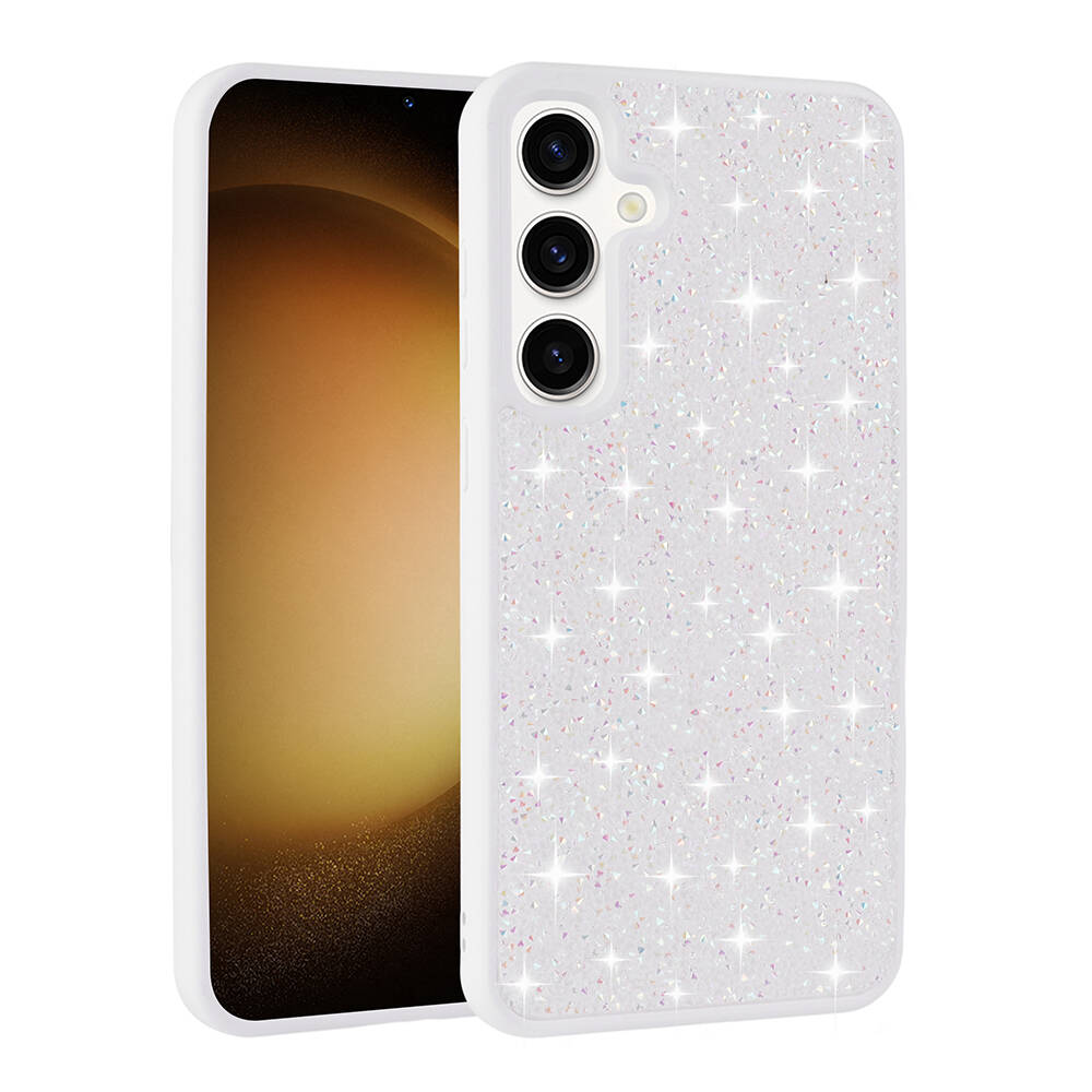 Samsung Galaxy S24 Plus Uyumlu Kılıf Parlak Taşlı Tasarım Zore Pırlanta Kapak - 3