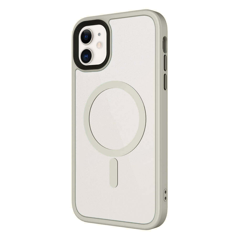 Apple iPhone 11 Uyumlu Kılıf Mat Arka Yüzey Wireless Şarj Özellikli Zore Flet Magsafe Kapak - 2