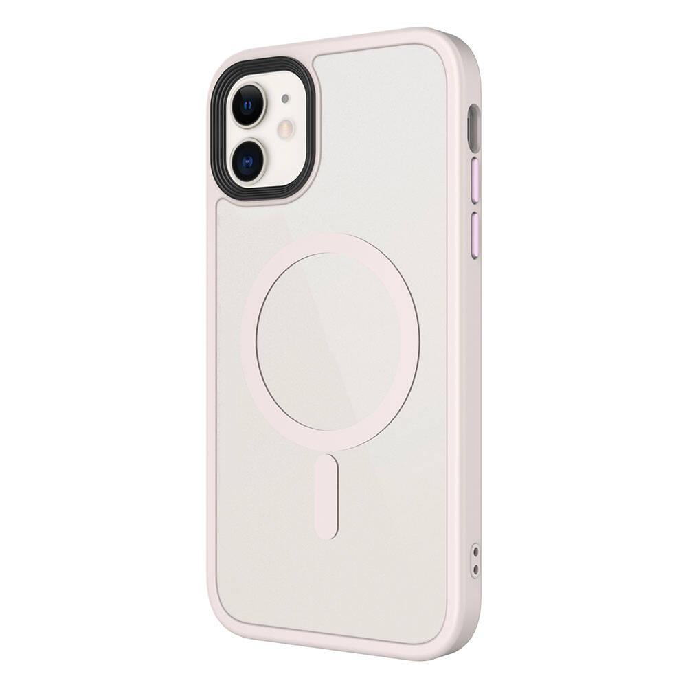 Apple iPhone 11 Uyumlu Kılıf Mat Arka Yüzey Wireless Şarj Özellikli Zore Flet Magsafe Kapak - 4