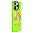 Apple iPhone 15 Uyumlu Kılıf Bethany Green Tasarımlı Youngkit Sweet Language Kapak - 7