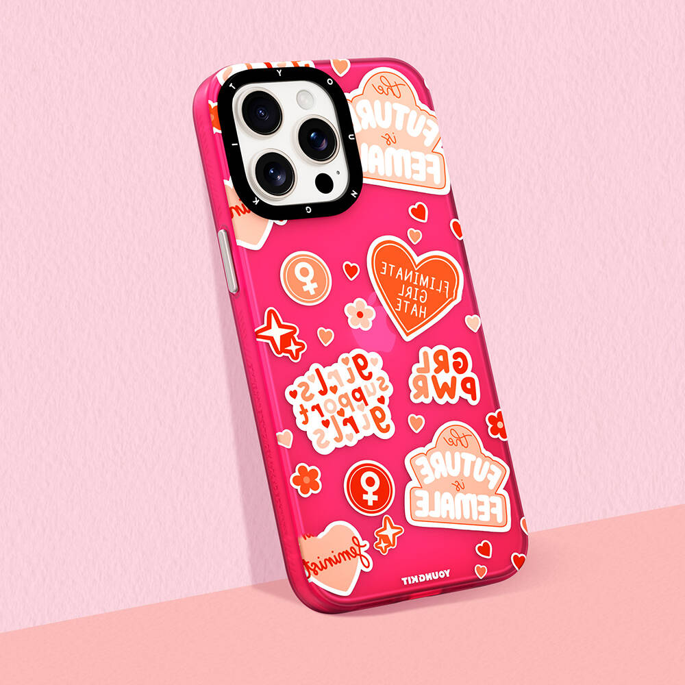 Apple iPhone 15 Uyumlu Kılıf Bethany Green Tasarımlı Youngkit Sweet Language Kapak - 9