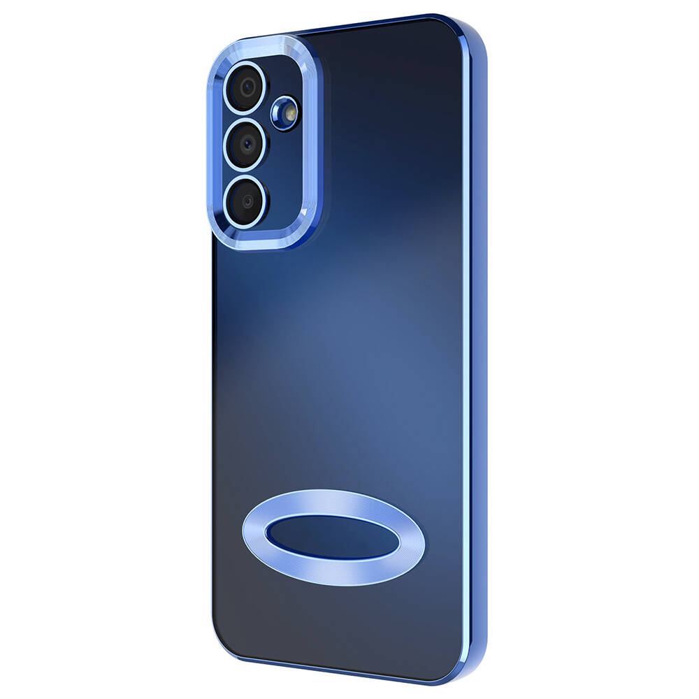 Samsung Galaxy A15 Uyumlu Kılıf Kamera Korumalı Logo Gösteren Zore Omega Kapak - 3