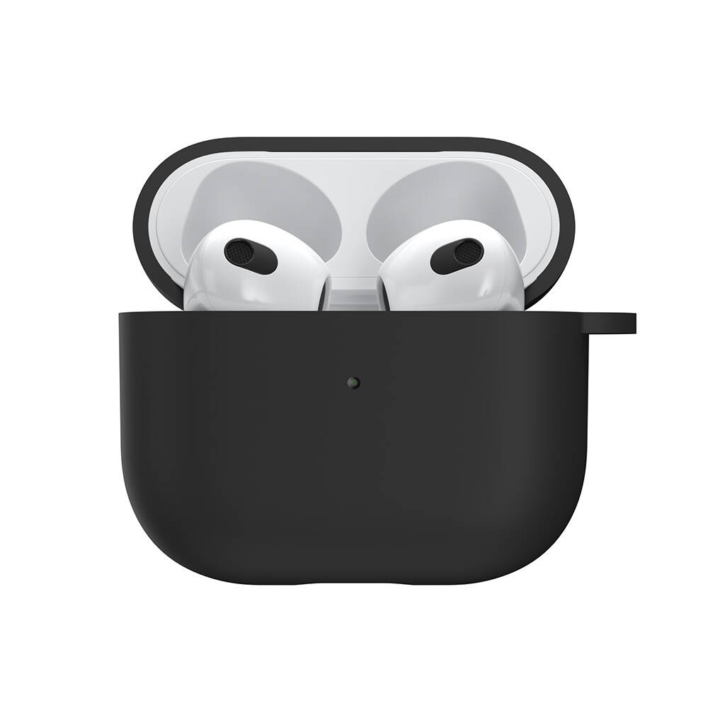 Apple Airpods 3. Nesil Uyumlu Kılıf Yumuşak Dokunuşlu Likit Silikon Tasarımlı Lisanslı Switcheasy Skin Kapak - 3