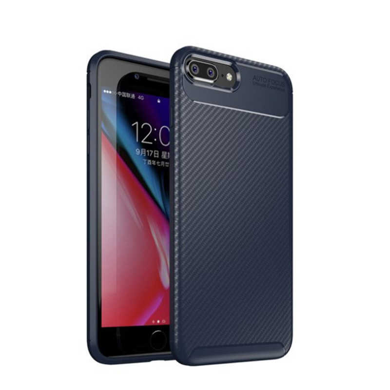 Apple iPhone 7 Plus Uyumlu Kılıf Zore Negro Silikon Kapak - 6