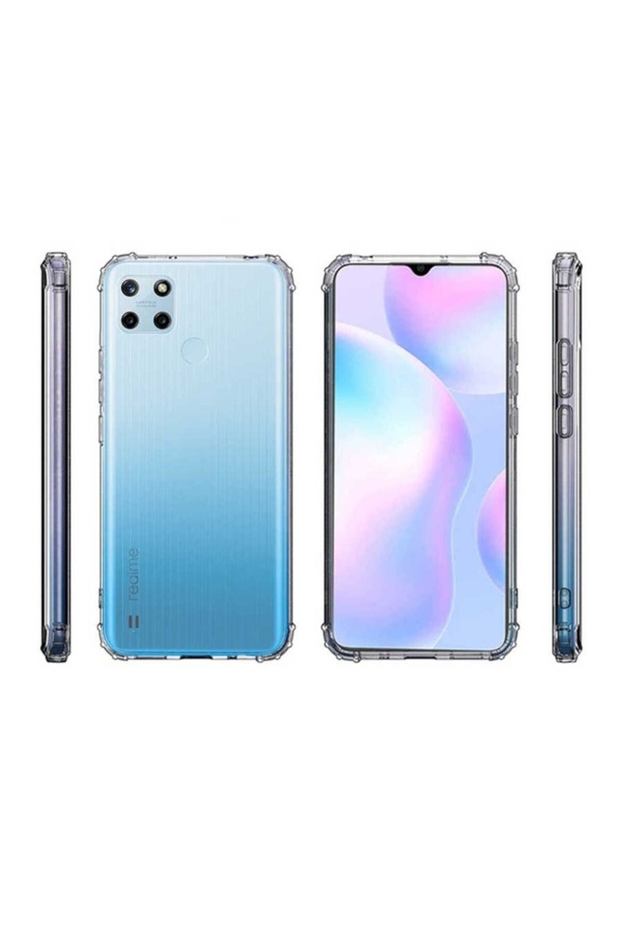 Realme C21Y Uyumlu Kılıf Zore 2mm Anti Shock Silikon