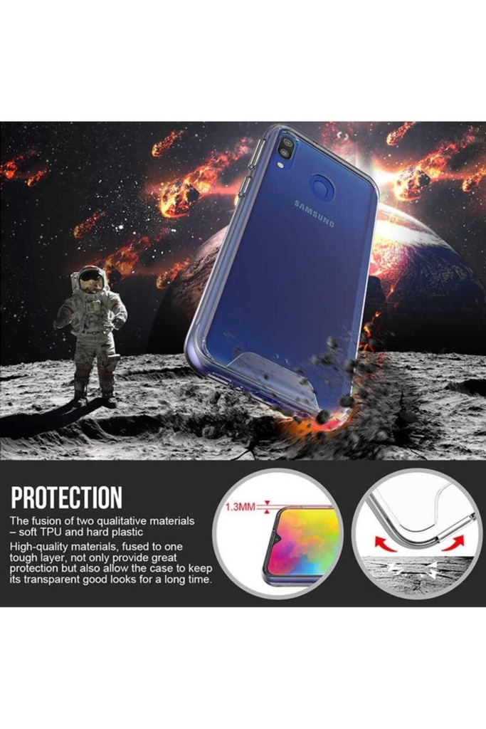 Samsung Galaxy M20 Uyumlu Kılıf Zore Gard Silikon