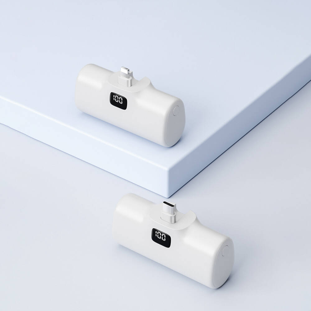 Wiwu Wi-P017 Capsule Serisi 2in1 Mini Taşınabilir Standlı Type-C Powerbank 5000mAh - 8