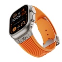 Apple Watch 7 45mm Uyumlu Zore KRD-113 Spor Görünümlü Silikon Kordon - 12