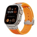 Apple Watch Ultra 49mm Uyumlu Zore KRD-113 Spor Görünümlü Silikon Kordon - 11
