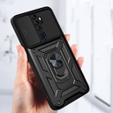 Oppo A9 2020 Uyumlu Kılıf Magnetik Standlı Kamera Korumalı Zore Sürgülü Vega Kapak - 5
