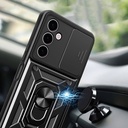 Samsung Galaxy A24 Uyumlu Kılıf Magnetik Standlı Kamera Korumalı Zore Sürgülü Vega Kapak - 2