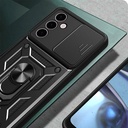 Samsung Galaxy A24 Uyumlu Kılıf Magnetik Standlı Kamera Korumalı Zore Sürgülü Vega Kapak - 3