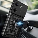 Tecno Camon 20 Pro 4G Uyumlu Kılıf Magnetik Standlı Kamera Korumalı Zore Sürgülü Vega Kapak - 3