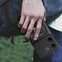 Tecno Camon 20 Pro 4G Uyumlu Kılıf Magnetik Standlı Kamera Korumalı Zore Sürgülü Vega Kapak - 6