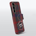 Samsung Galaxy S24 Plus Uyumlu Kılıf Ekose Desenli Youngkit Gezhi Serisi Kapak - 3