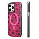 Apple iPhone 14 Pro Uyumlu Kılıf Magsafe Şarj Özellikli Polka Dot Desenli Youngkit Spots Serisi Kapak - 1