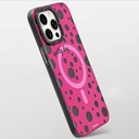 Apple iPhone 14 Pro Uyumlu Kılıf Magsafe Şarj Özellikli Polka Dot Desenli Youngkit Spots Serisi Kapak - 3