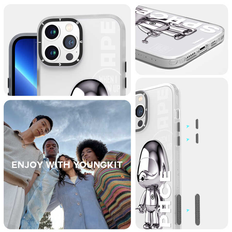Apple iPhone 12 Pro Max Uyumlu Kılıf YoungKit Klasik Serisi Kapak - 14