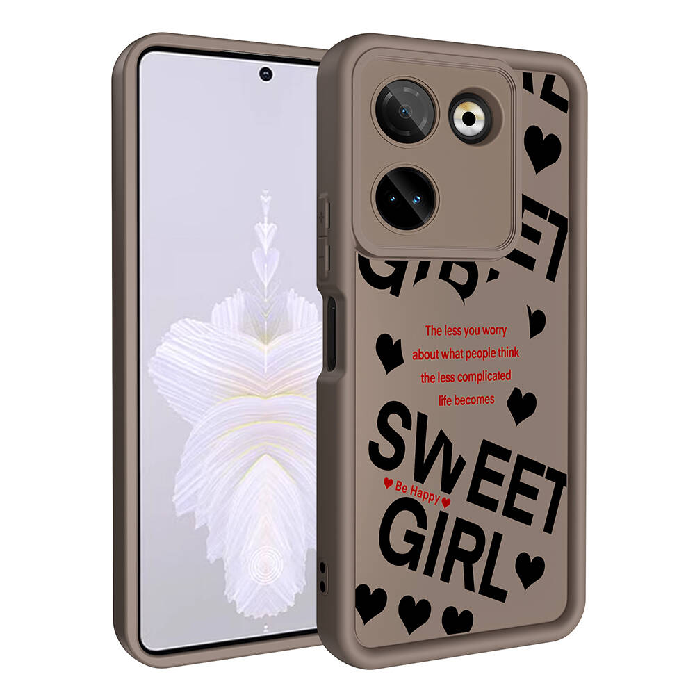 Tecno Camon 20 Pro 4G Uyumlu Kılıf Kamera Korumalı Baskılı Arka Yüzey Zore Klas Kapak - 1