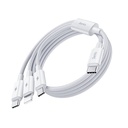 Benks D46 Type-C to Type-C & Type-C & Lightning PD3.0 Örgülü Şarj ve Data Kablosu 100W 1.2 Metre - 5