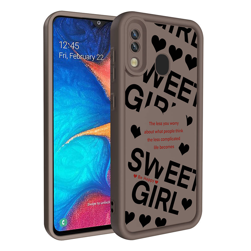 Samsung Galaxy A30 Uyumlu Kılıf Kamera Korumalı Baskılı Arka Yüzey Zore Klas Kapak - 1