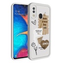 Samsung Galaxy A30 Uyumlu Kılıf Kamera Korumalı Baskılı Arka Yüzey Zore Klas Kapak - 3