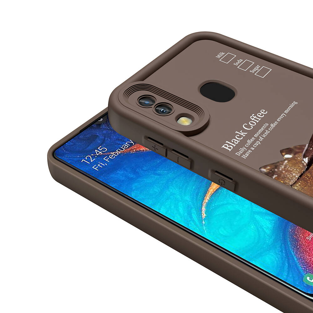 Samsung Galaxy A30 Uyumlu Kılıf Kamera Korumalı Baskılı Arka Yüzey Zore Klas Kapak - 4