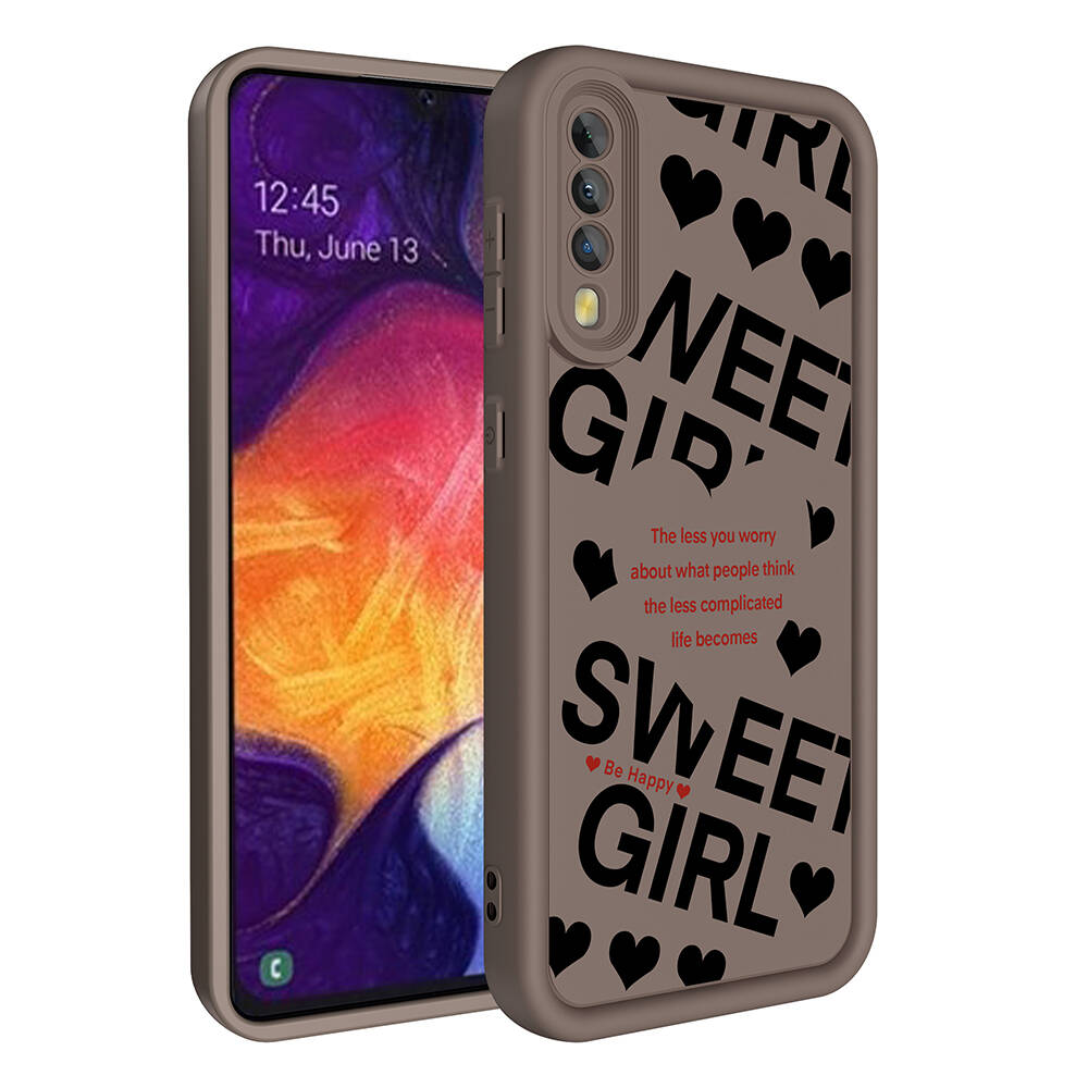 Samsung Galaxy A70 Uyumlu Kılıf Kamera Korumalı Baskılı Arka Yüzey Zore Klas Kapak - 3